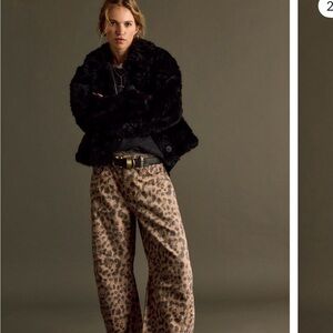 We The Free Good Luck Printed Barrel Jeans